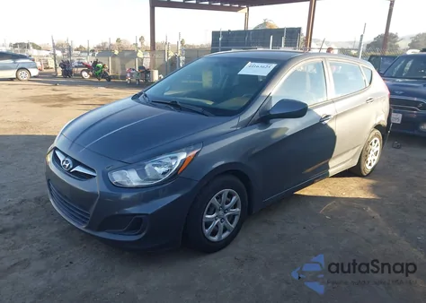 2012 Hyundai Accent Gs из США, поврежденный, VIN KMHCT5AE6CU031385